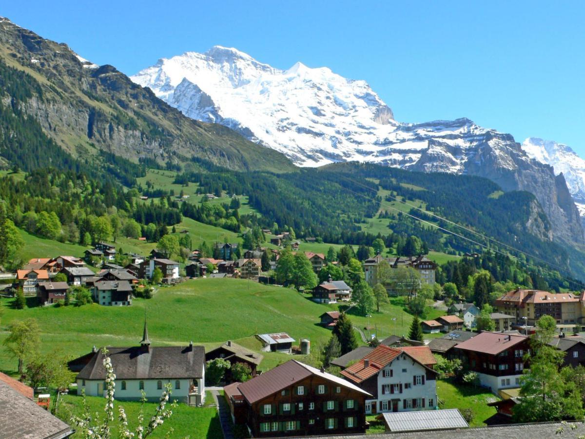 Apartment Helene Apt Diana By Interhome Wengen Bagian luar foto