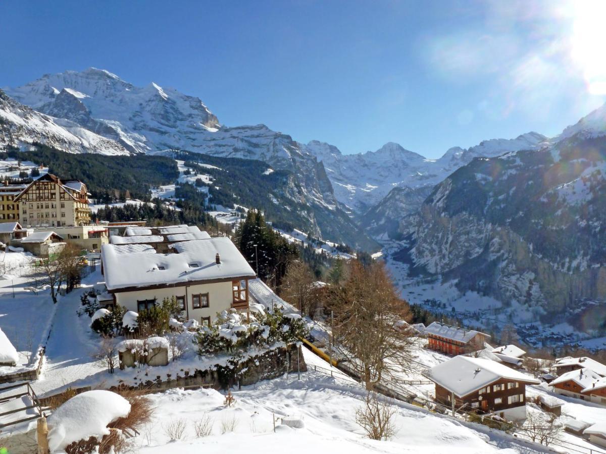 Apartment Helene Apt Diana By Interhome Wengen Bagian luar foto
